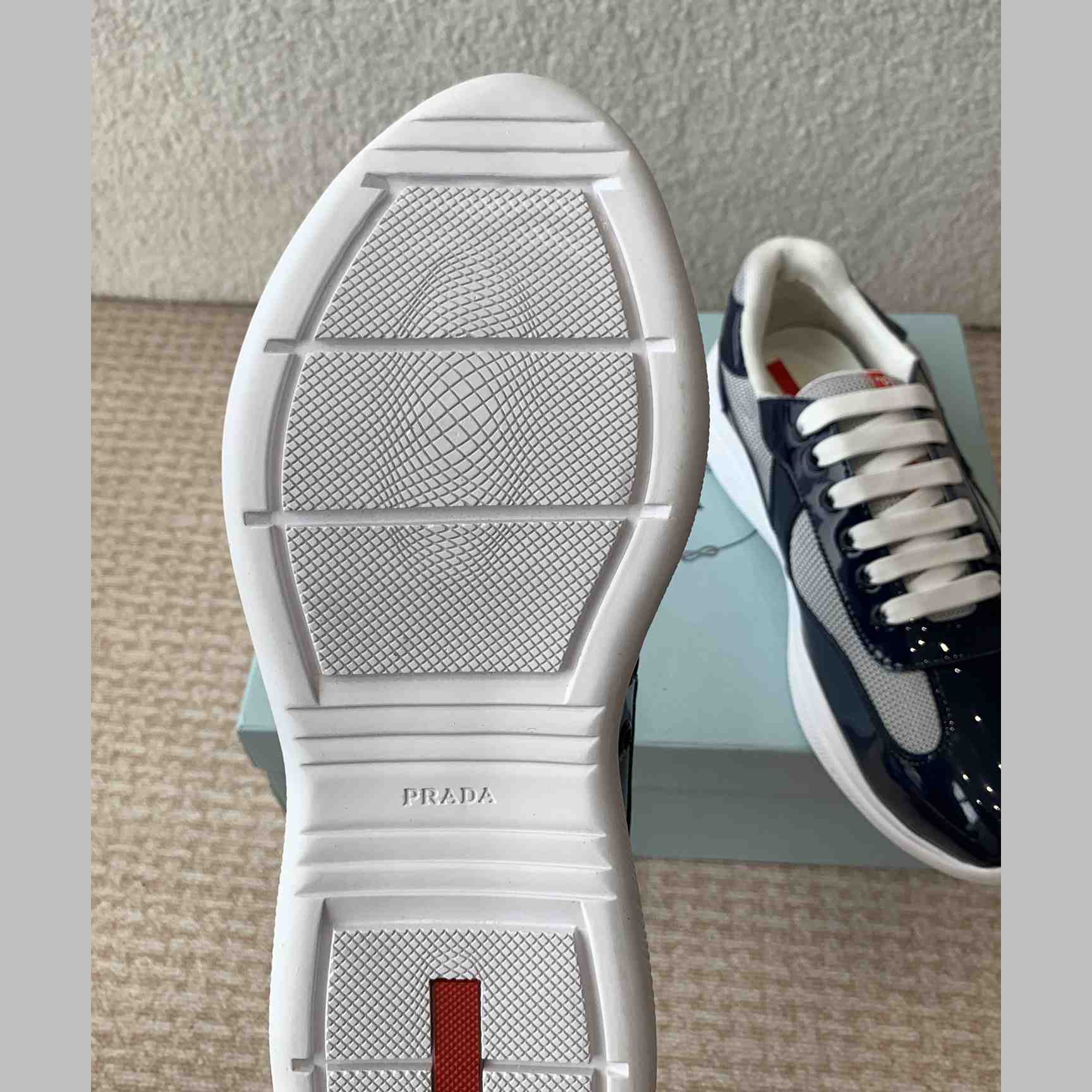 Prada Prada Cloudburst Gray Bronze Low Top Sneaker - DesignerGu