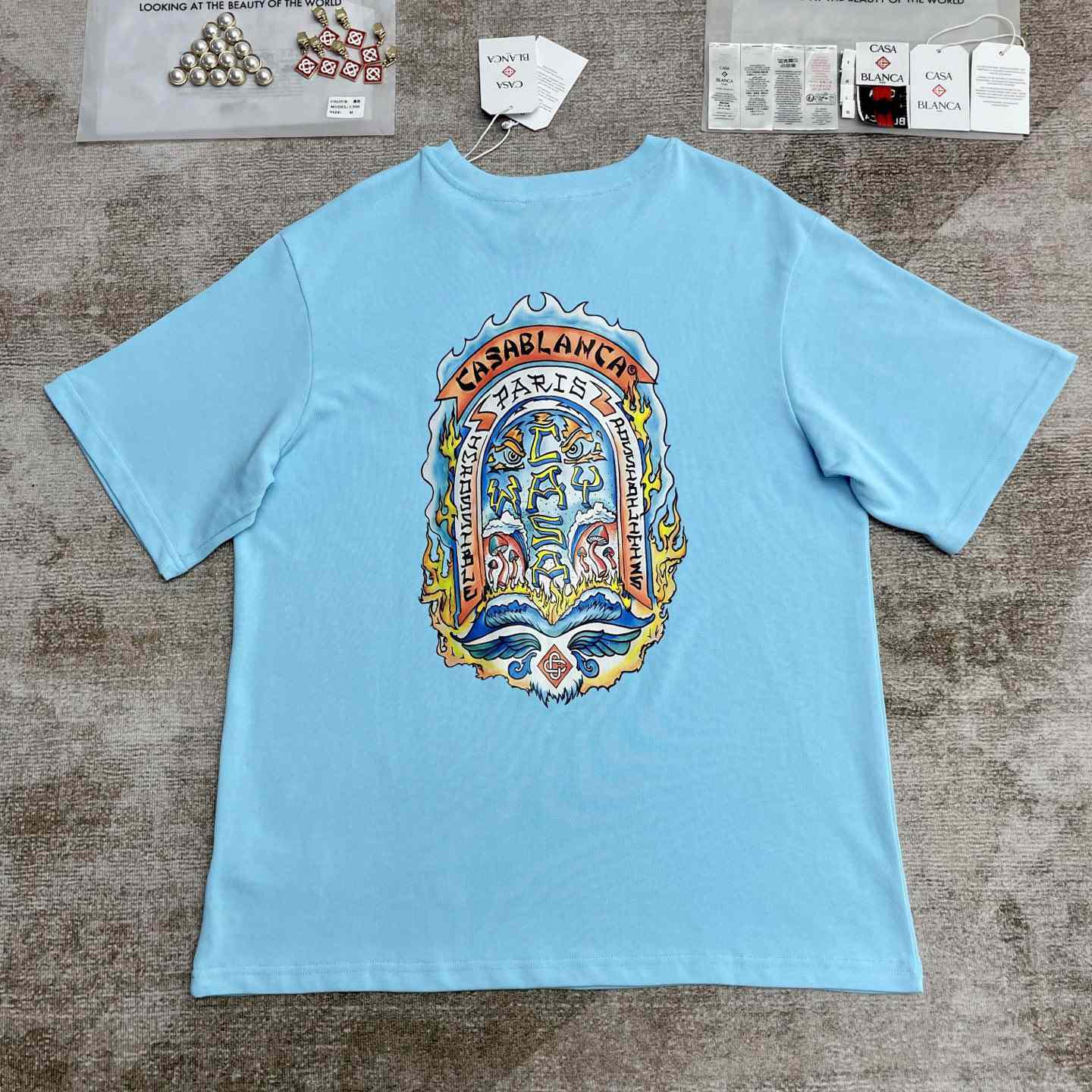 Casablanca Casa Way Skate Printed T-shirt   C981 - DesignerGu