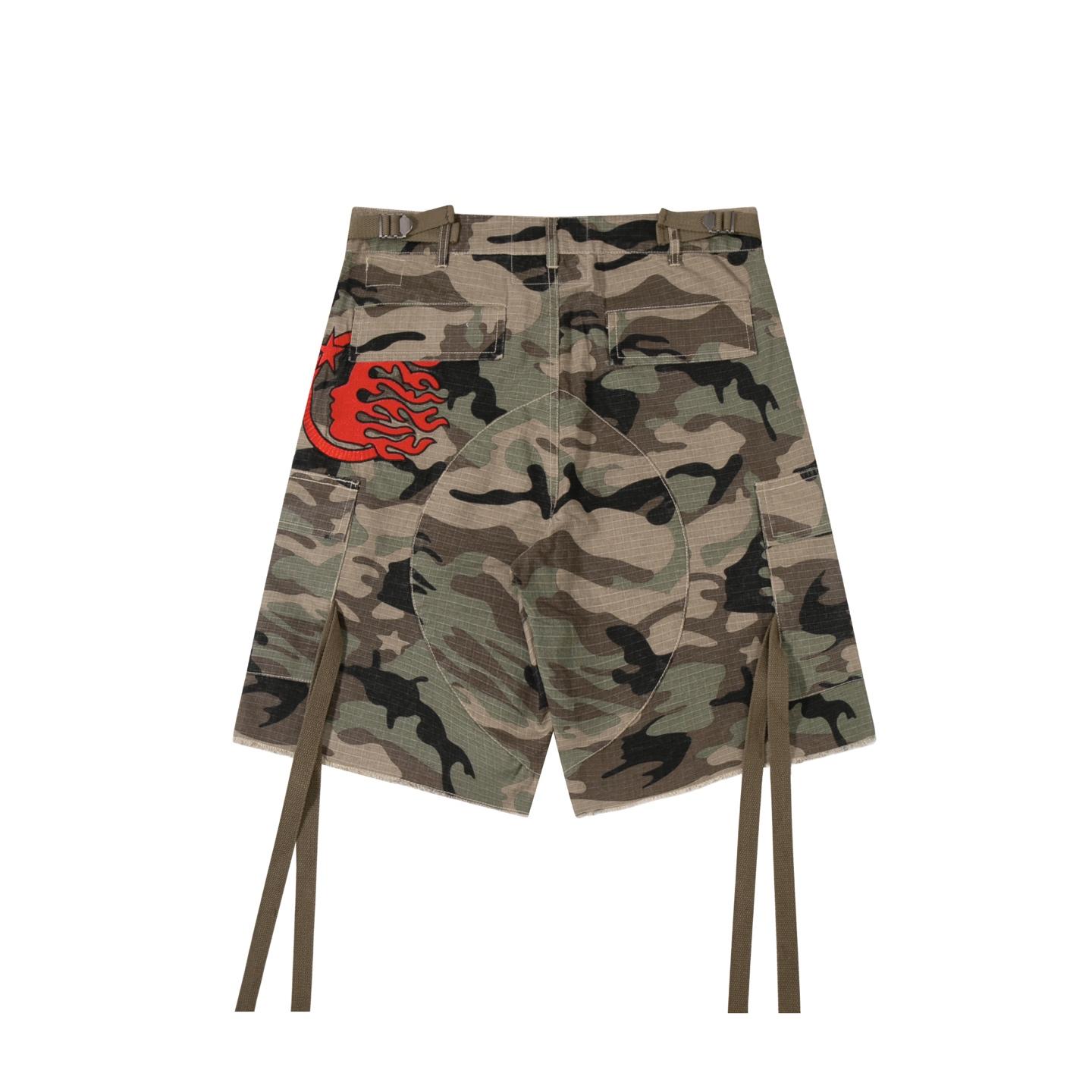 Hellstar Cargo Shorts Camo  - DesignerGu