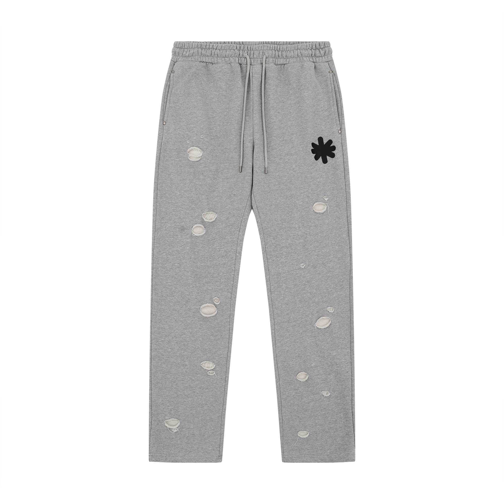 Lost SDHWS Double Layered Logo Sweatpants Heather Grey - DesignerGu