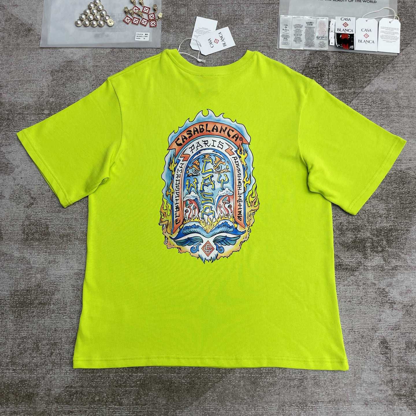Casablanca Casa Way Skate Printed T-shirt   C980 - DesignerGu