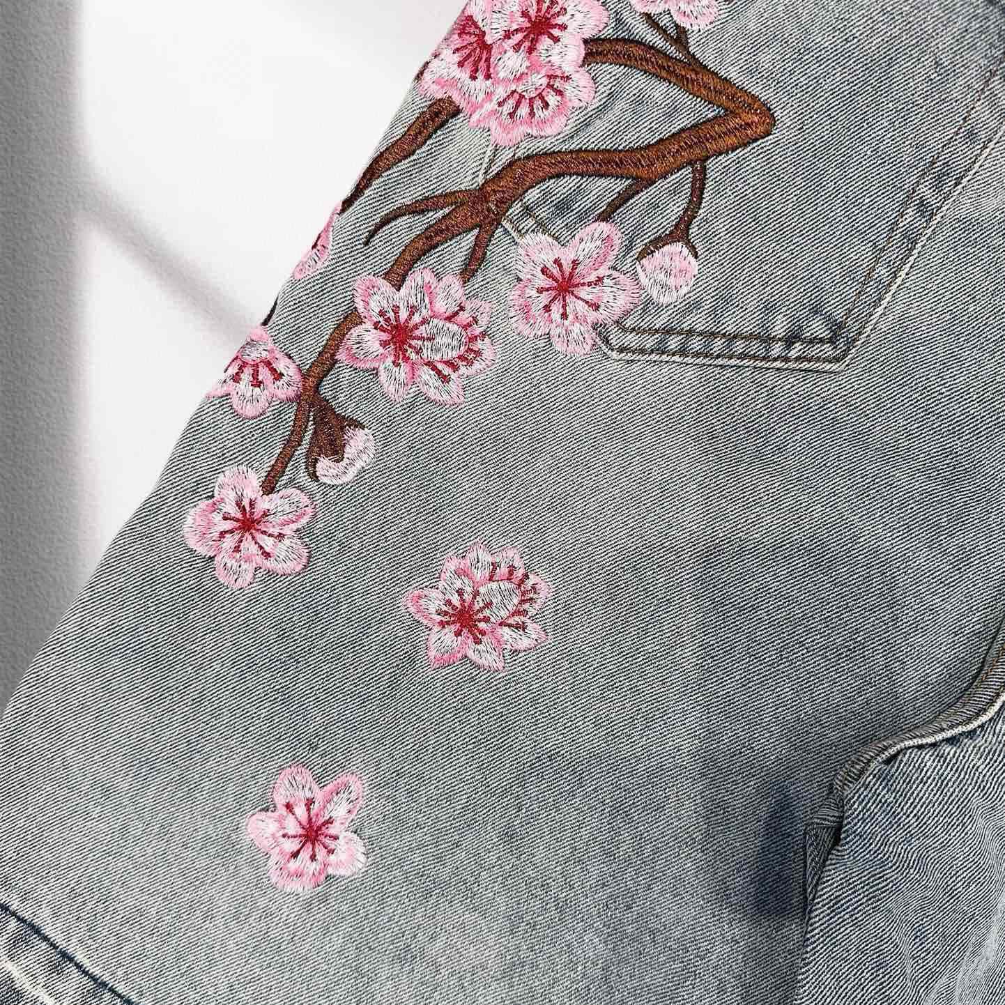 Purple-Brand Denim Shorts    1365 - DesignerGu