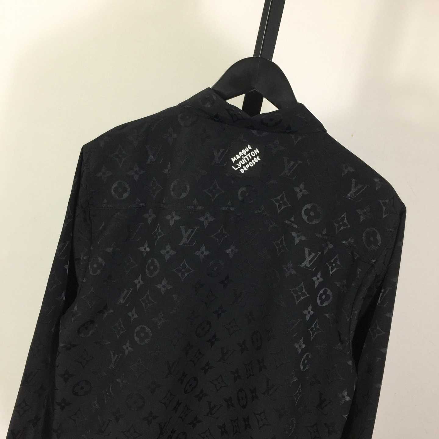 Louis Vuitton Monogram Moire Jacquard Silk Overshirt  1AGTGQ - DesignerGu