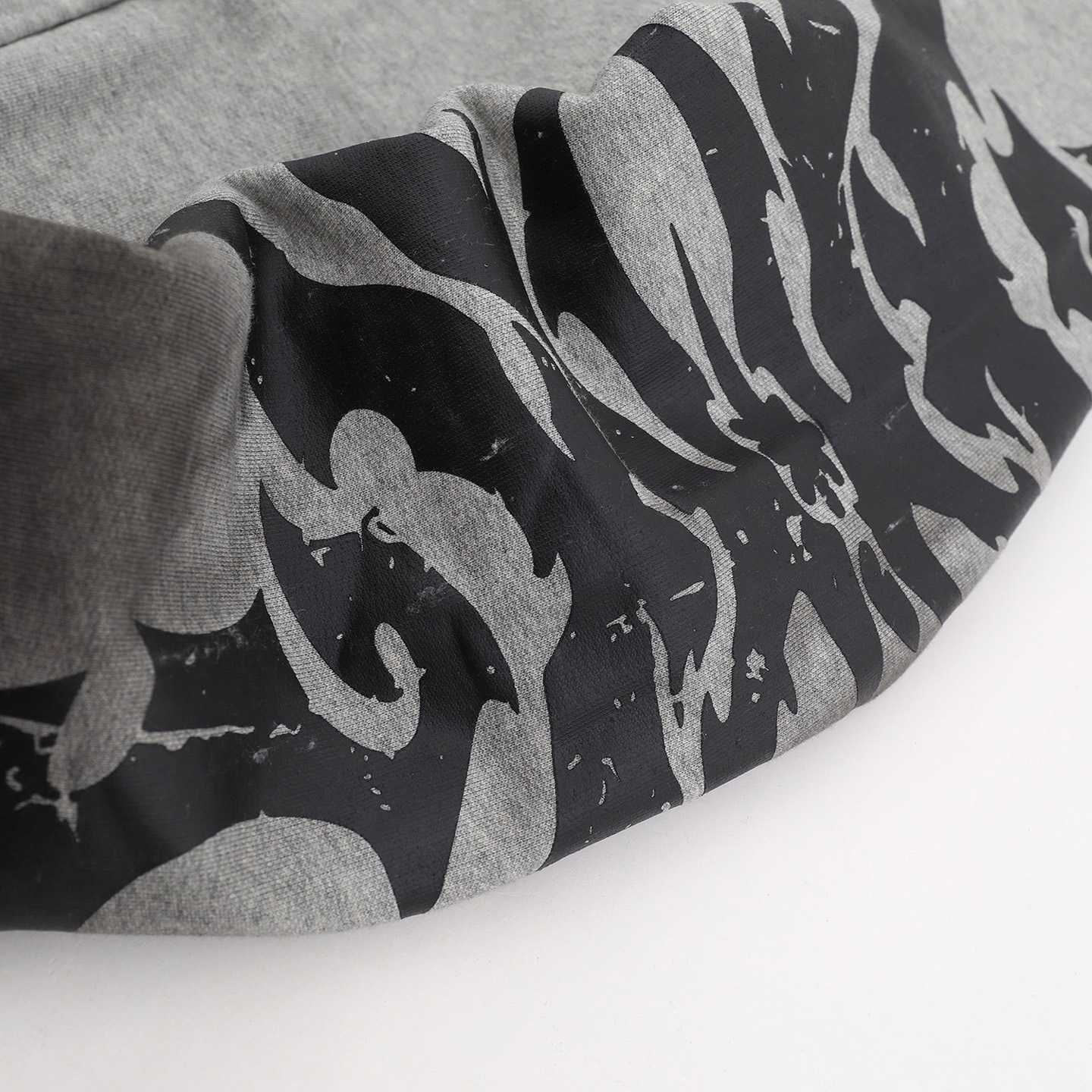 LostShdws Complex Con Exclusive Acid Wash Zip Up Hoodie Grey - DesignerGu