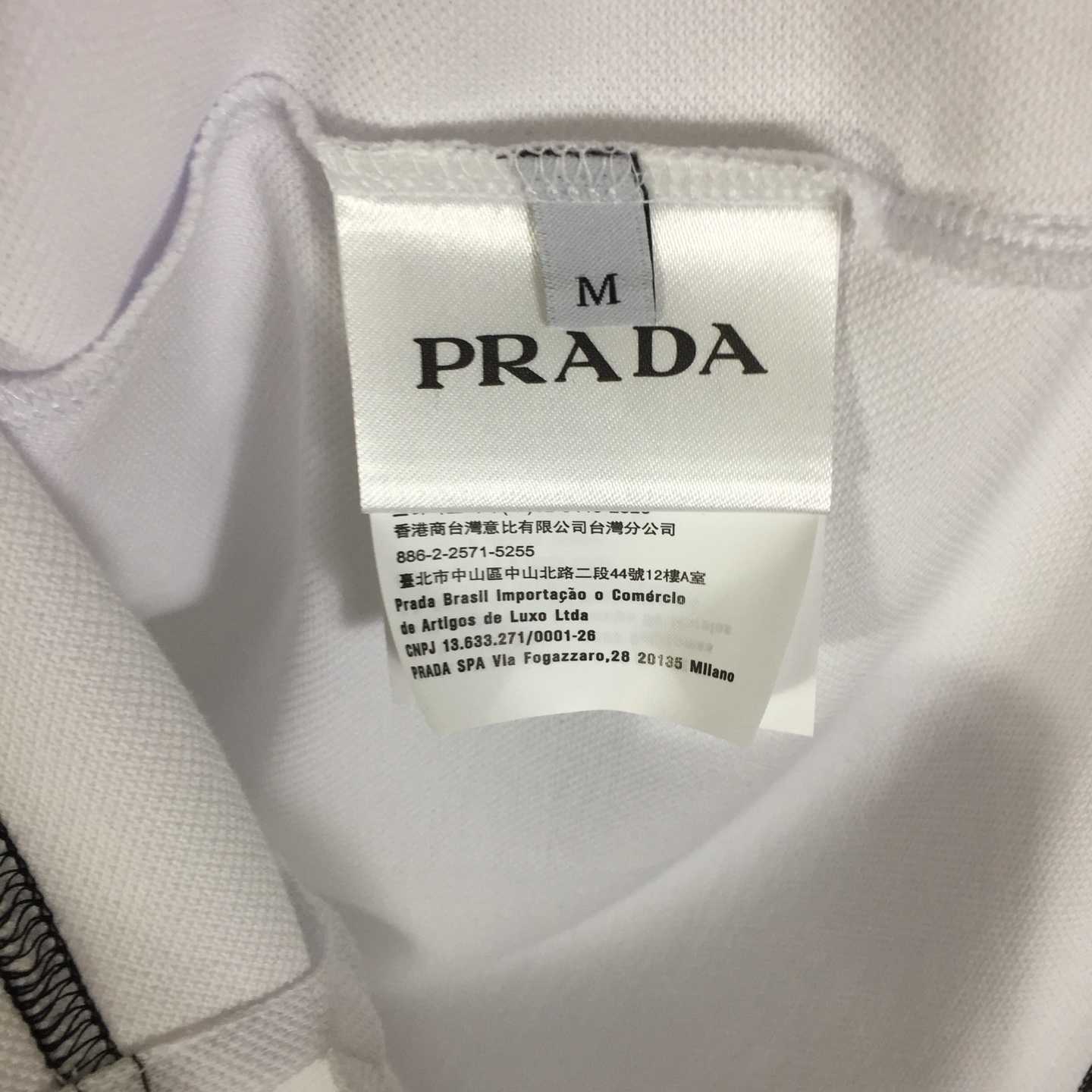 Prada Short-sleeved Piqué Polo Shirt - DesignerGu