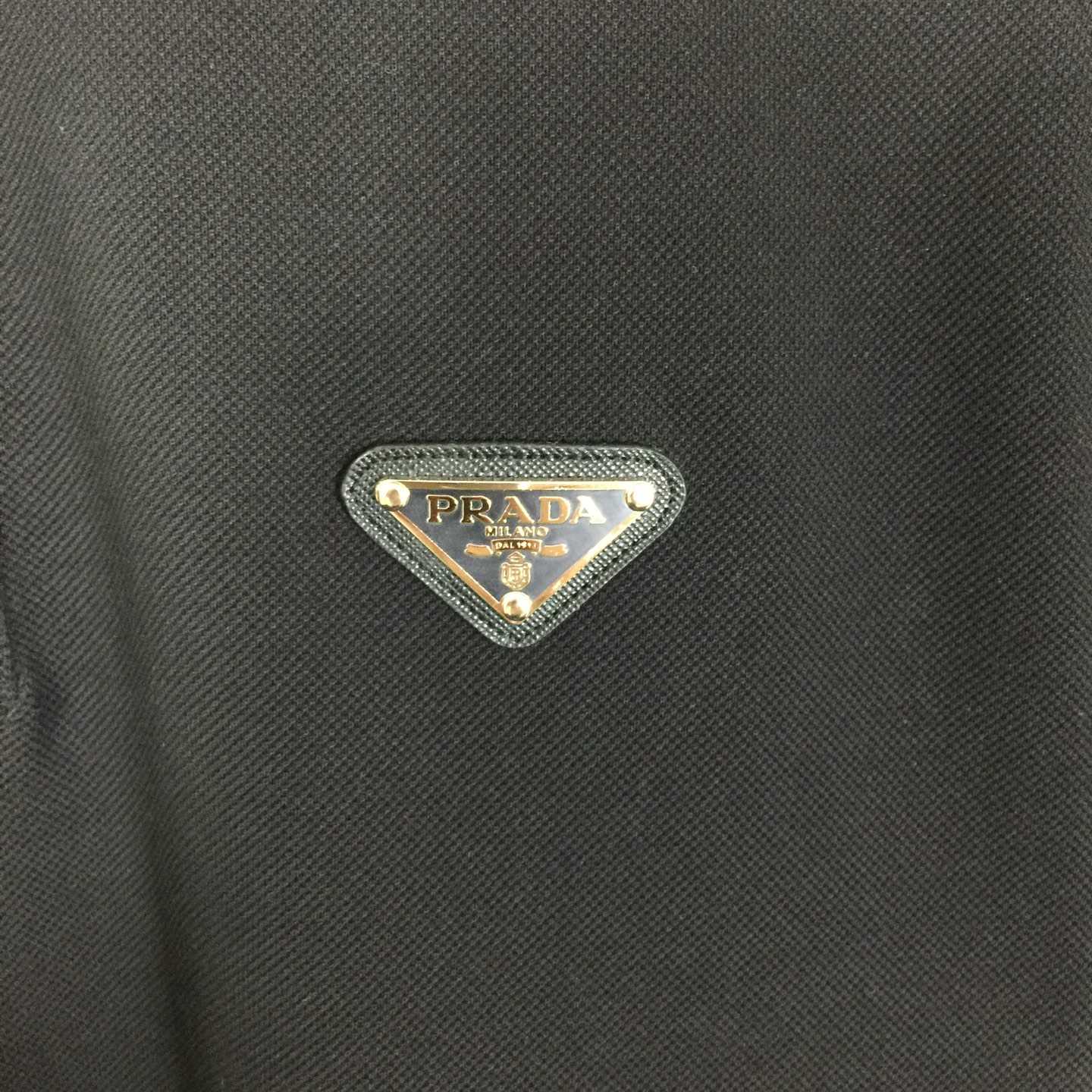 Prada Short-sleeved Piqué Polo Shirt - DesignerGu
