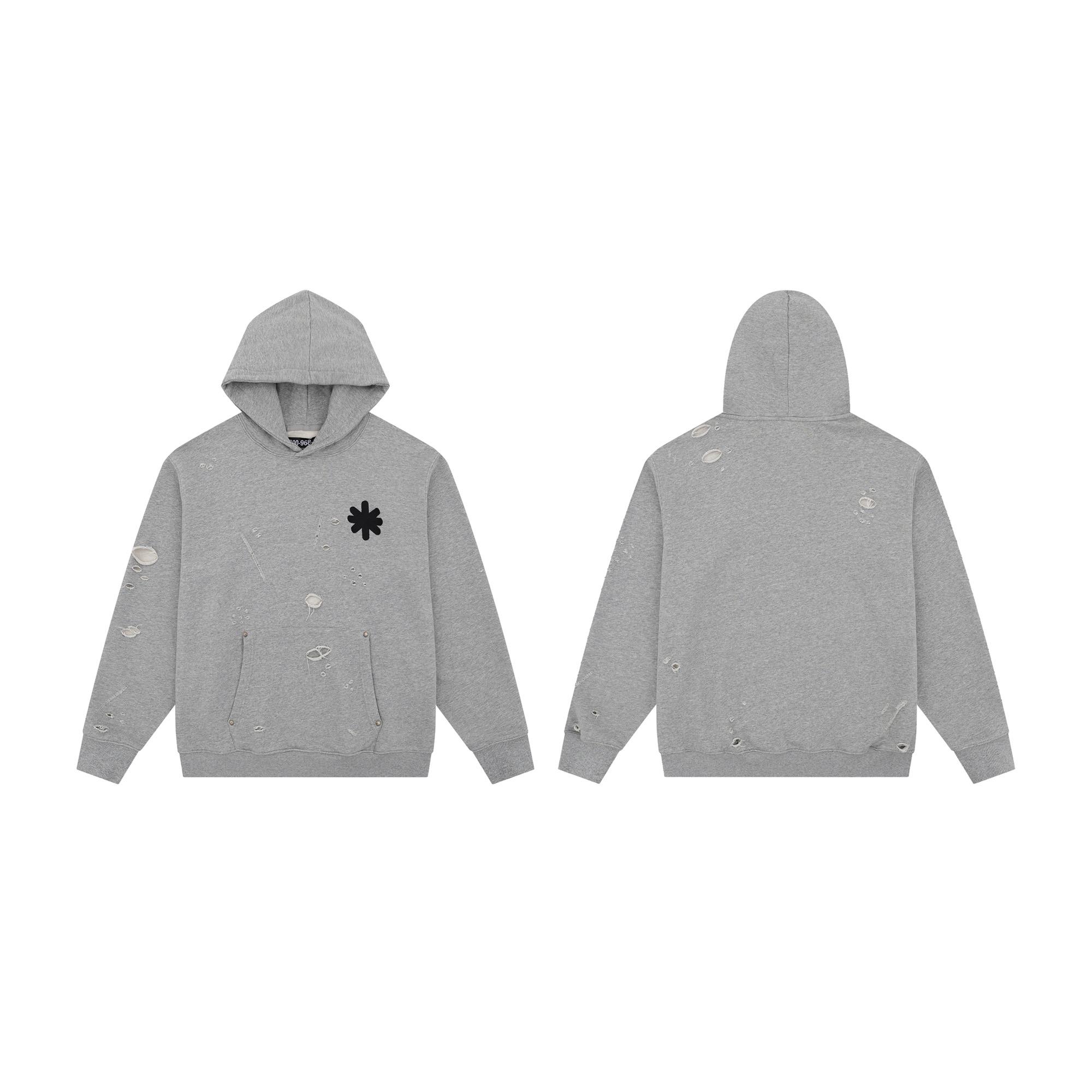 LostShdws OG Logo Hoodie Heather Grey - DesignerGu