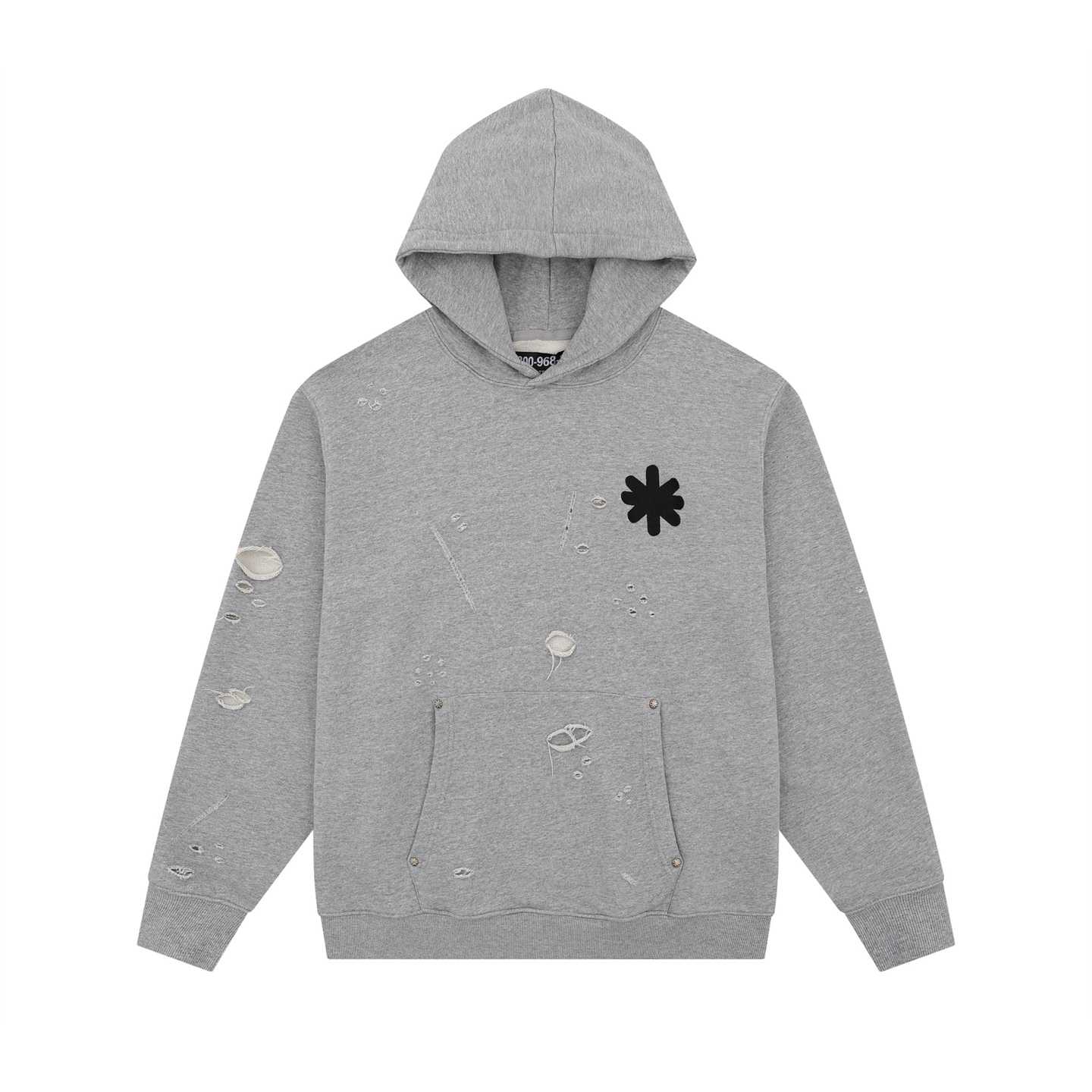 LostShdws OG Logo Hoodie Heather Grey - DesignerGu
