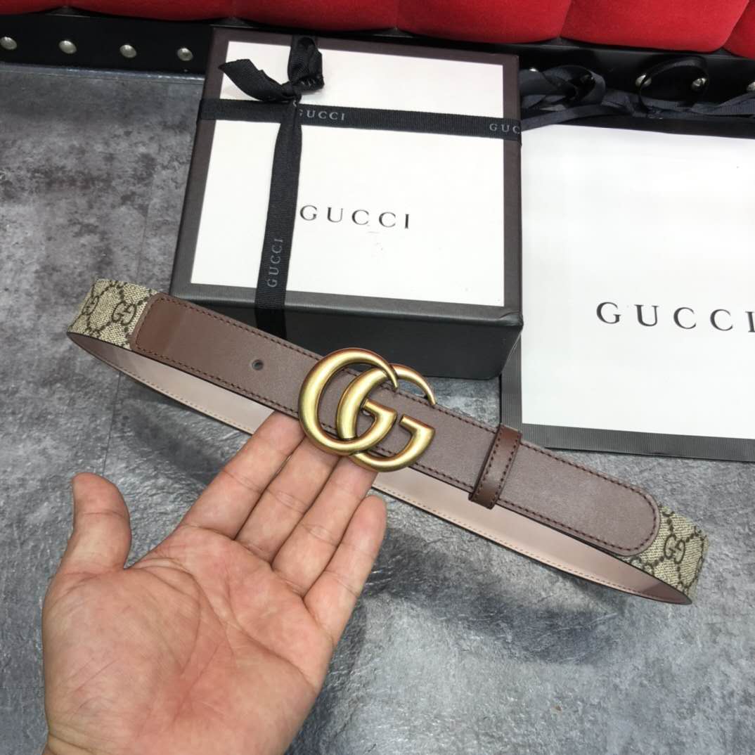 Gucci GG Belt With Double G Buckle - 