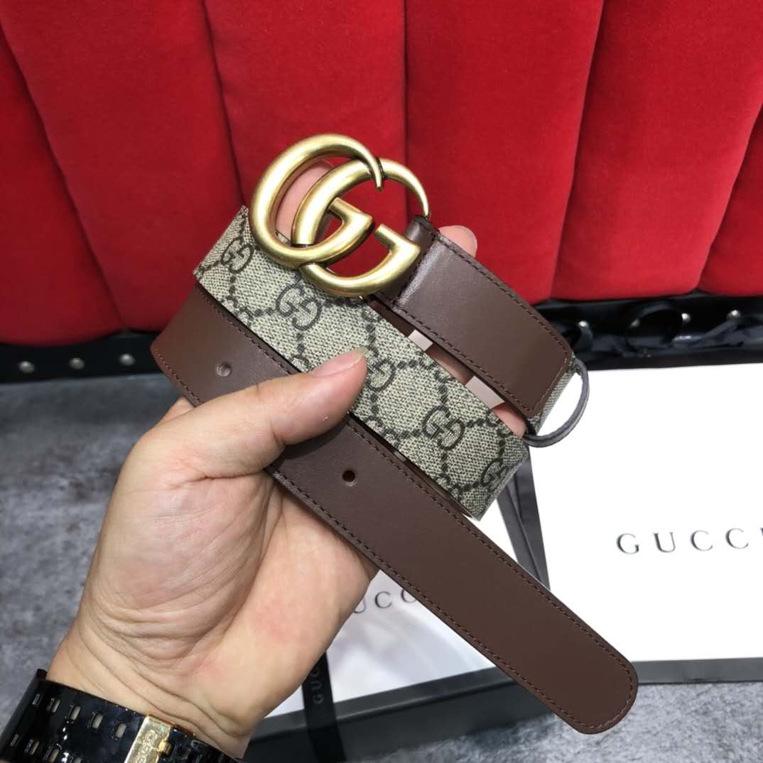 Gucci GG Belt With Double G Buckle - 