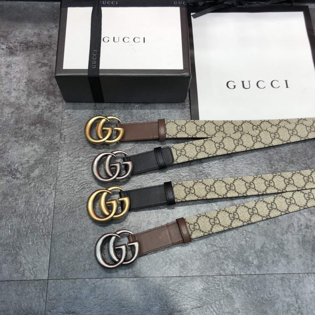 Gucci GG Belt With Double G Buckle - 