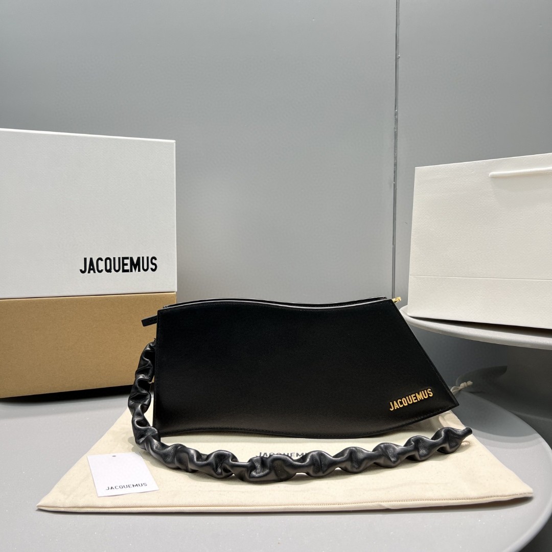 Jacquemus La Vague Ocean Curve Shoulder Bag(33-14.5-6cm) - DesignerGu