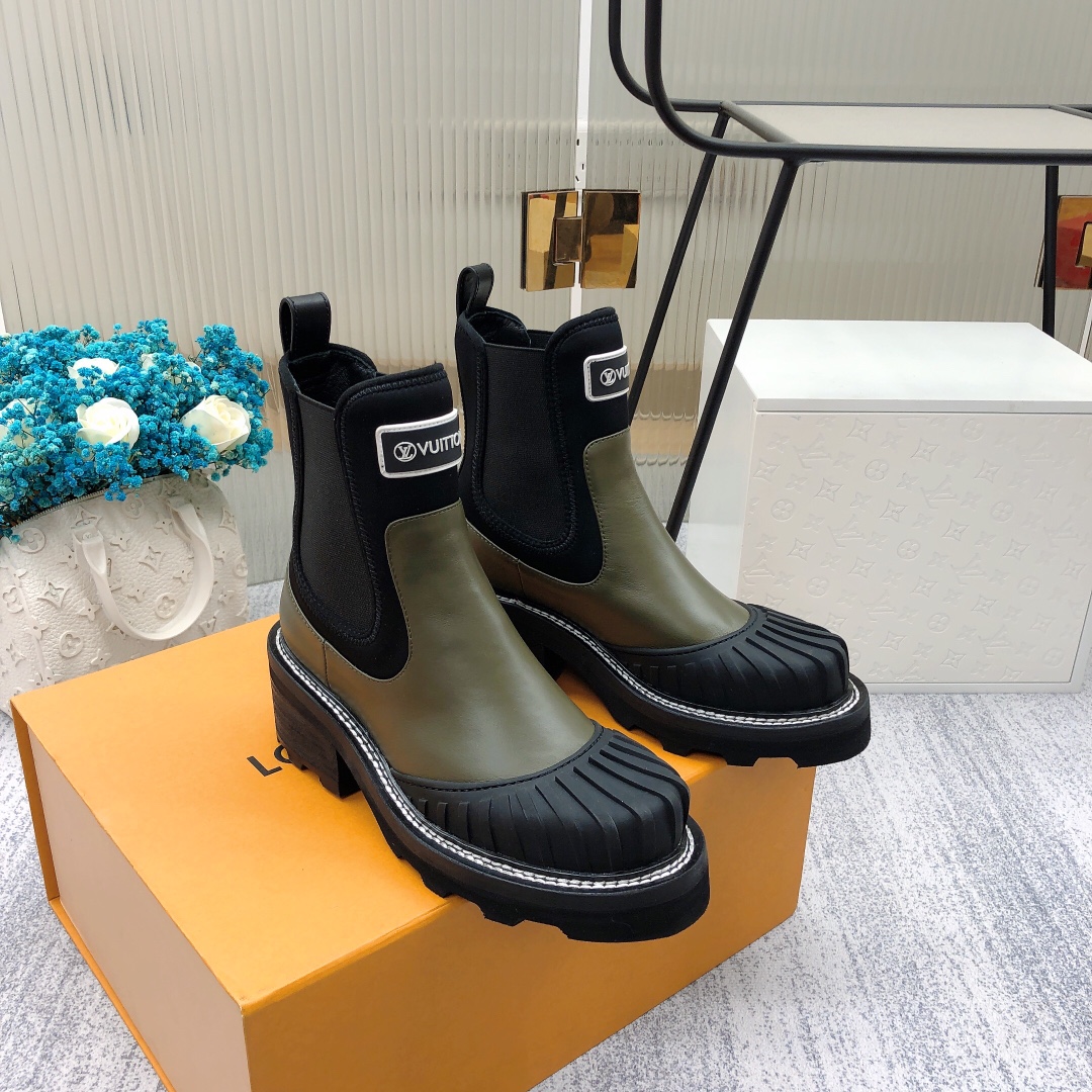Louis Vuitton Lv Beaubourg Ankle Boot     1A9GYP - DesignerGu