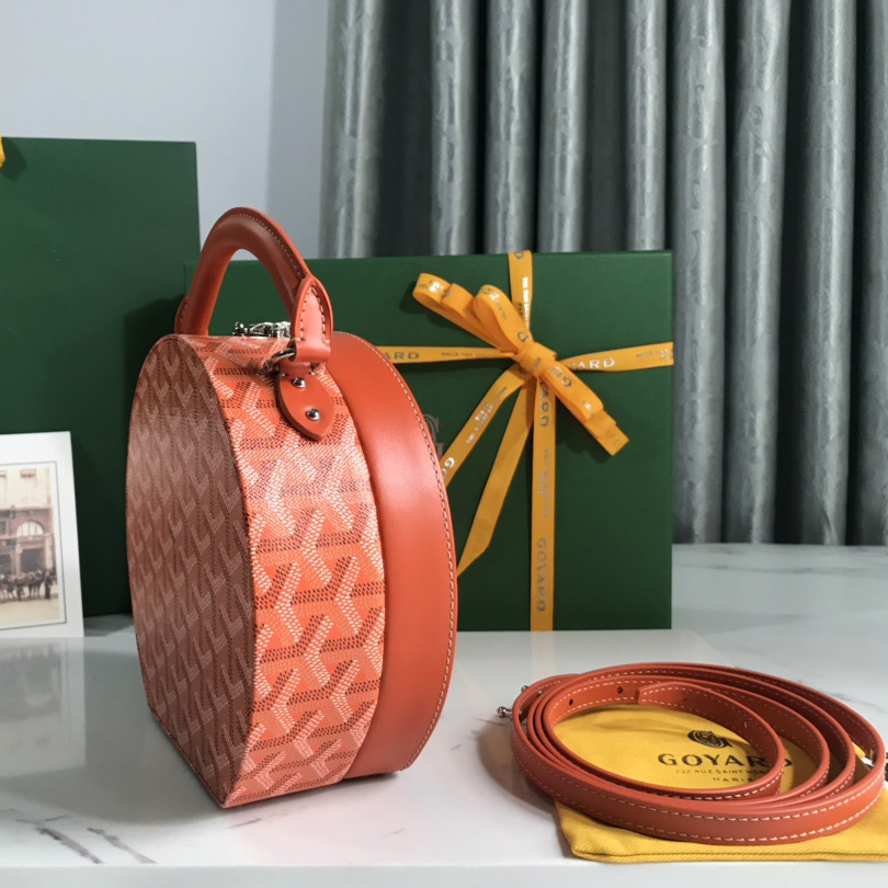 Goyard The Alto Hatbox Trunk Bag(18-16.5-7cm) - DesignerGu