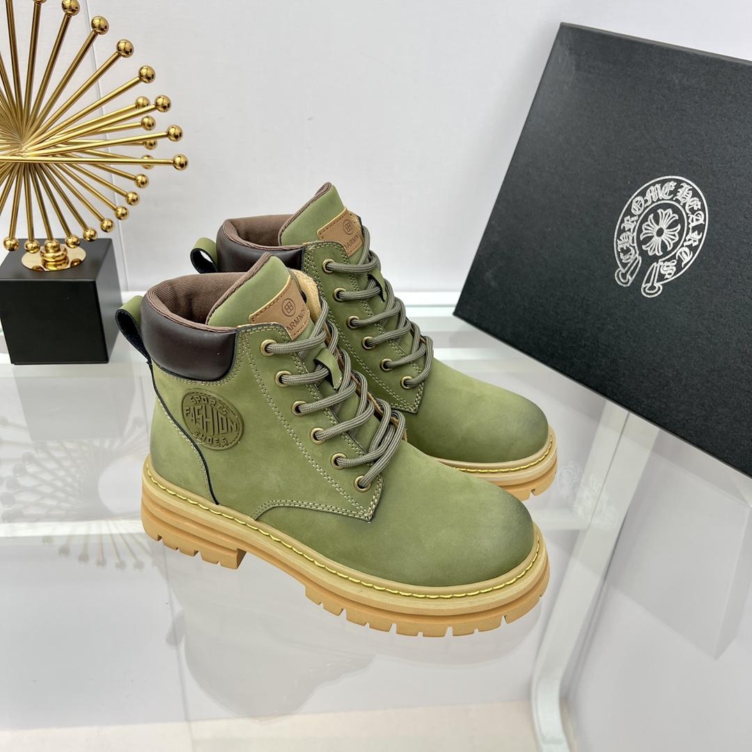 Timberland x Chrome Heart Classic Leather Boots - DesignerGu