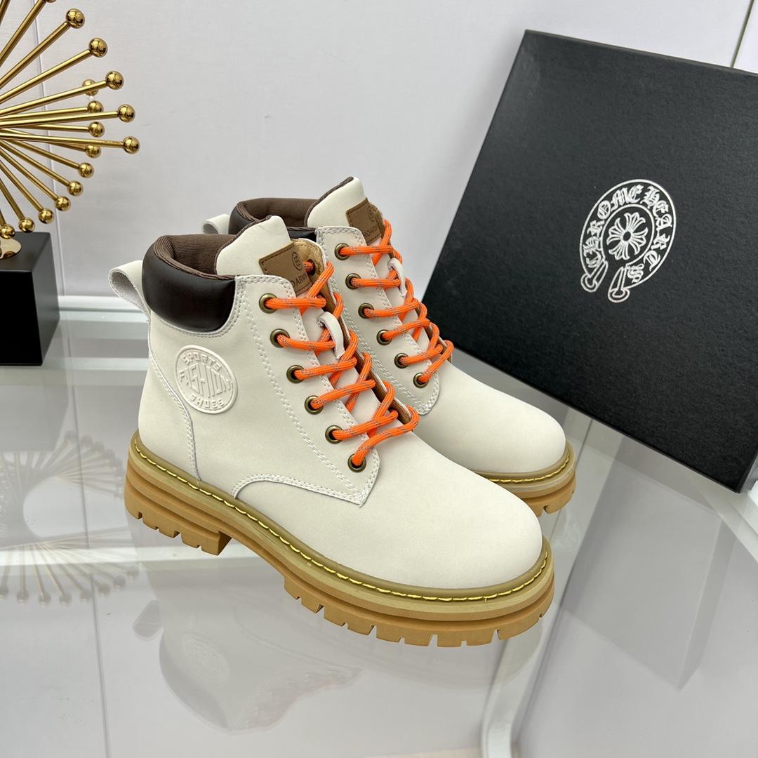 Timberland x Chrome Heart Classic Leather Boots - DesignerGu