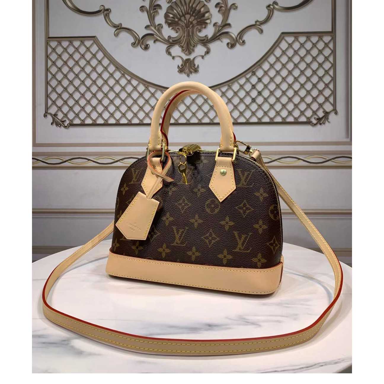 Louis Vuitton Alma BB Handbag (23.5-17.5-11.5cm)     M53152 - DesignerGu