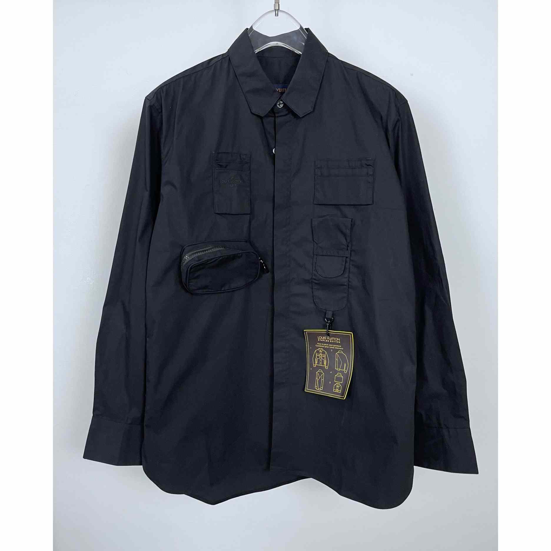Louis Vuitton Long Sleeve Shirt In Black - DesignerGu