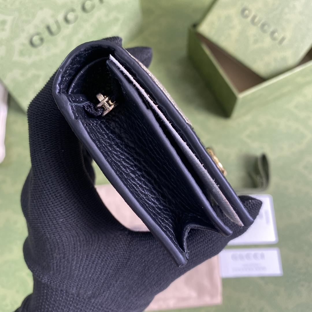 Gucci GG Marmont Card Case Wallet(11-9-3cm)    - DesignerGu