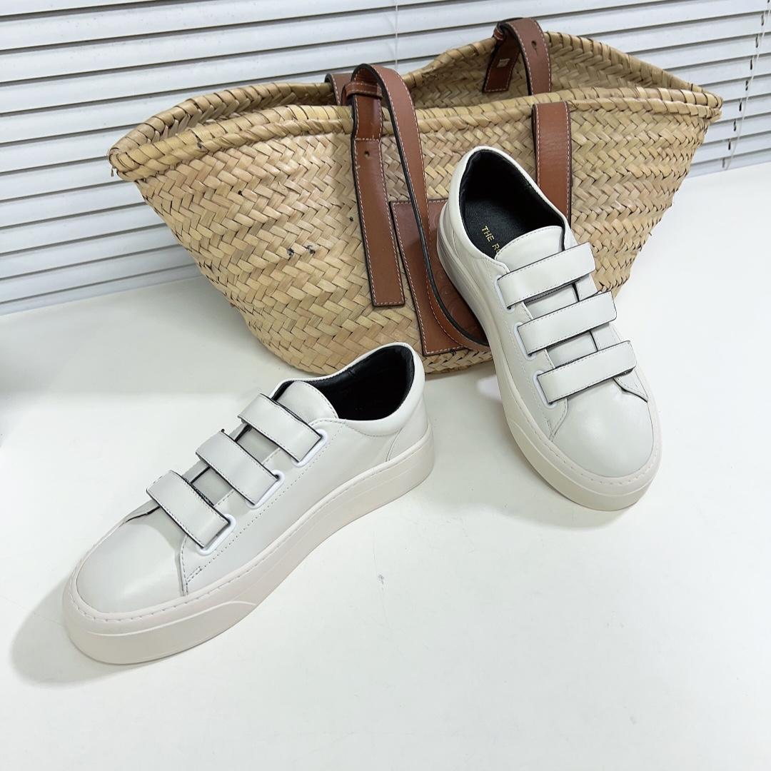 The Row Dean Strappy Sneaker In Leather - DesignerGu