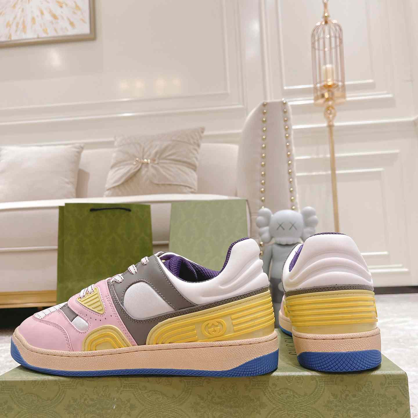 Gucci Basket Sneaker With lnterlocking G  - 