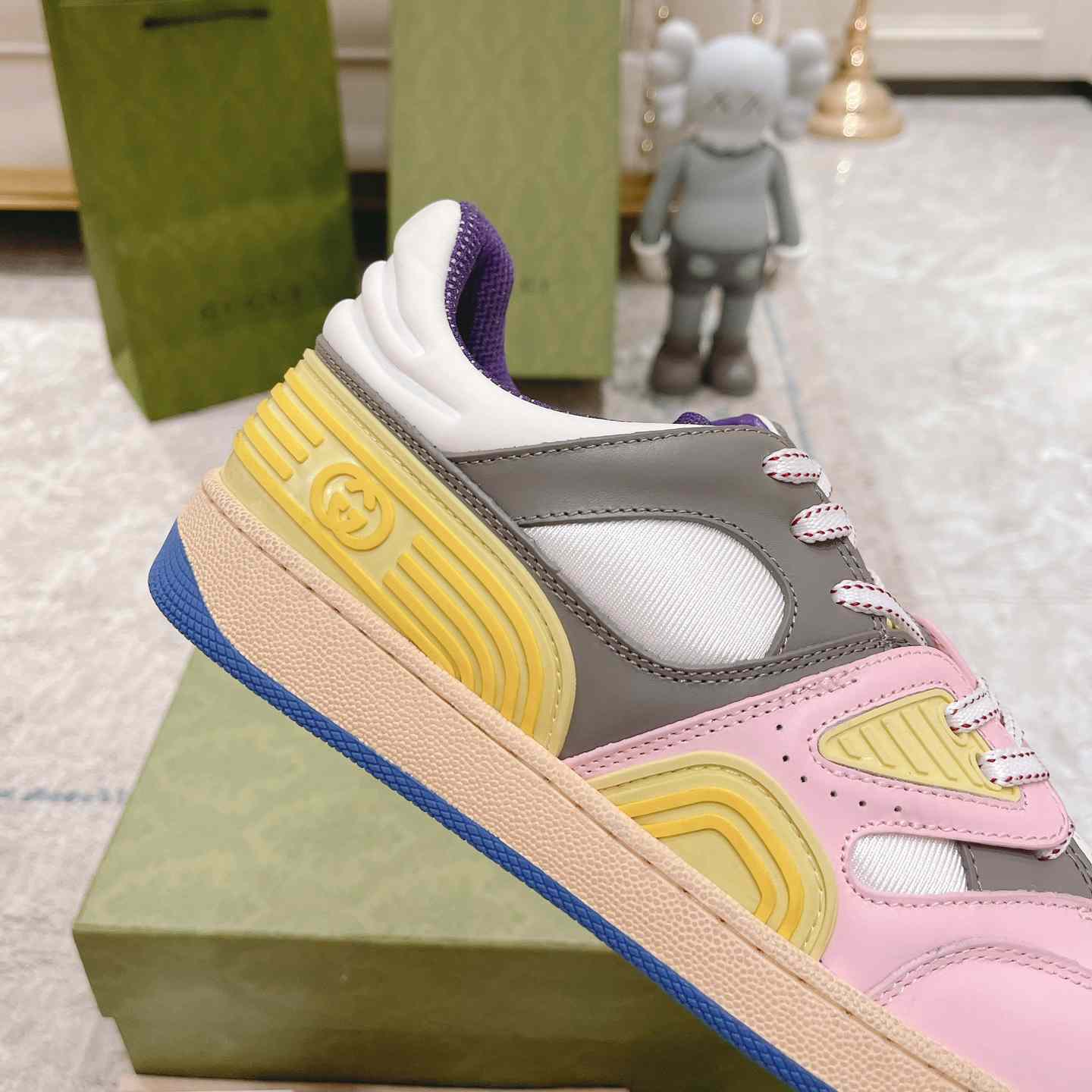 Gucci Basket Sneaker With lnterlocking G  - 