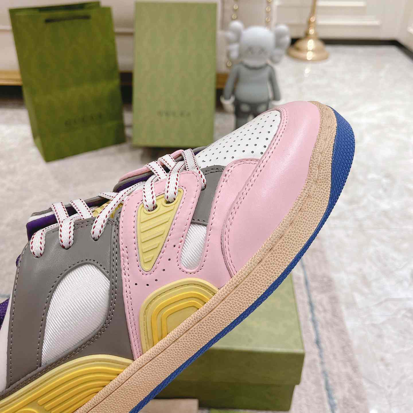 Gucci Basket Sneaker With lnterlocking G  - 