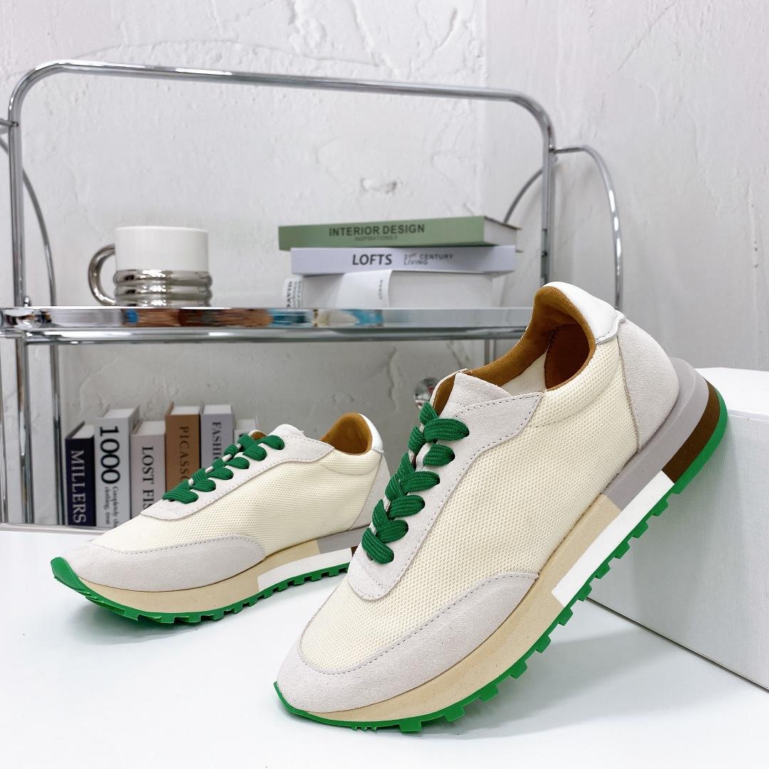 The Row Owen Runner In Mesh And Suede - 