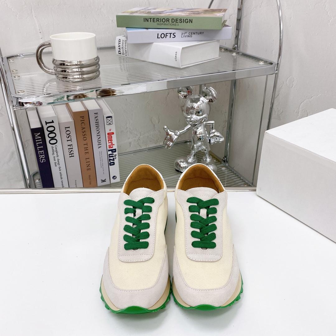The Row Owen Runner In Mesh And Suede - 