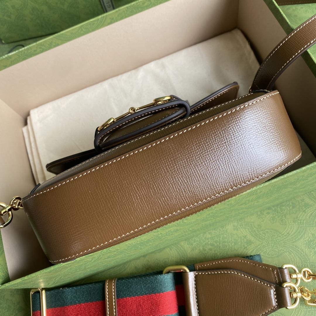Gucci Horsebit 1955 Mini Bag(20.5-14-5cm)   - 