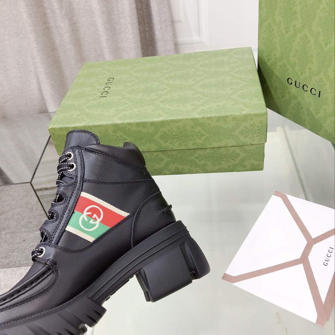 Gucci Women's Ankle Boot With Interlocking G - DesignerGu