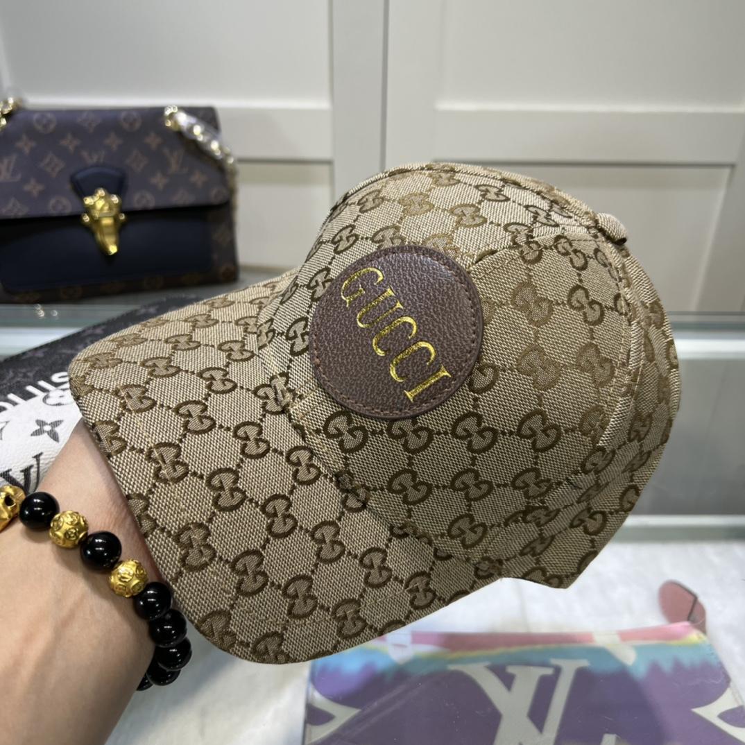 Gucci GG Canvas Baseball Hat - DesignerGu