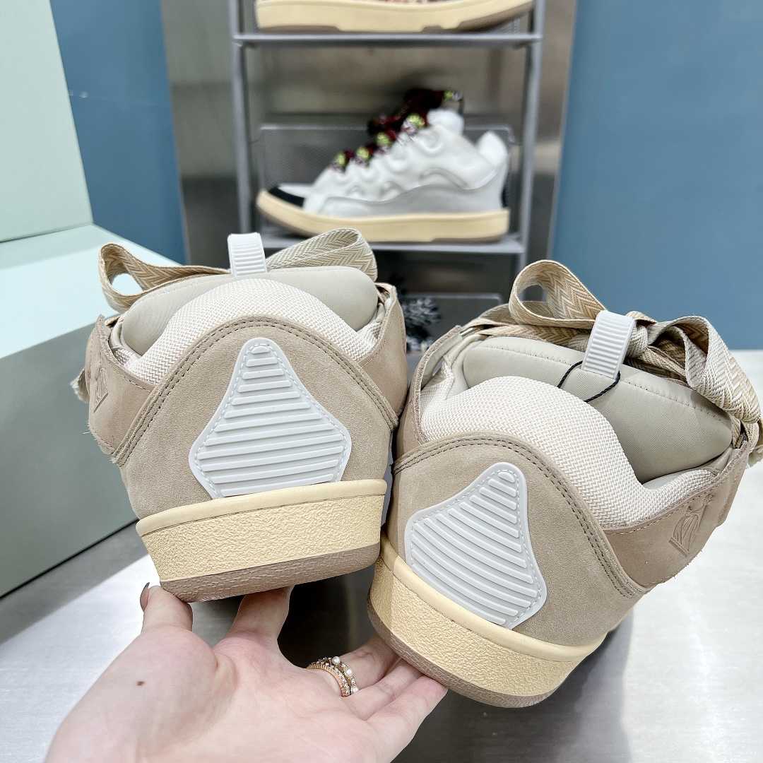 Lanvin Leather Curb Sneakers - 