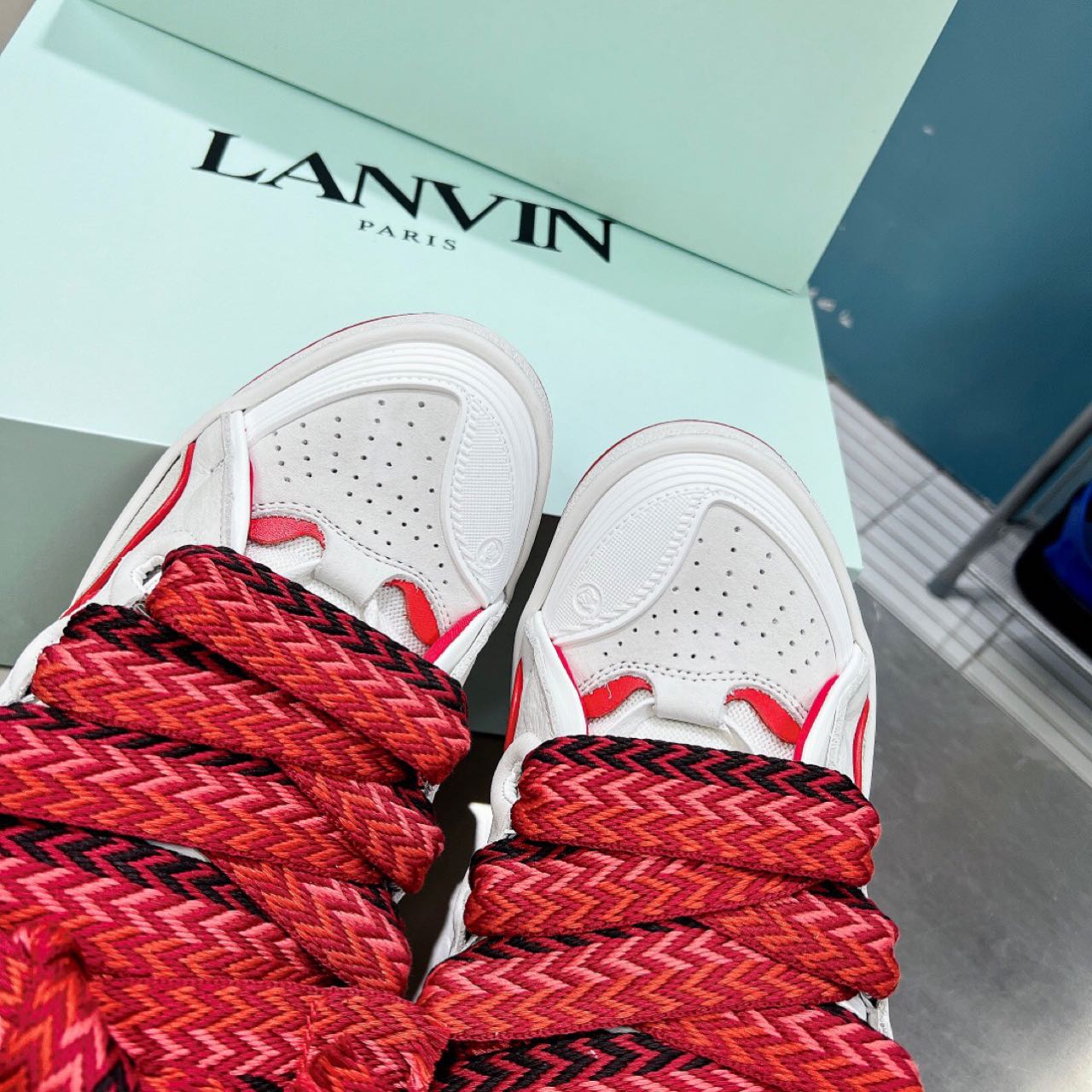 Lanvin Curb Batman Sneakers - DesignerGu