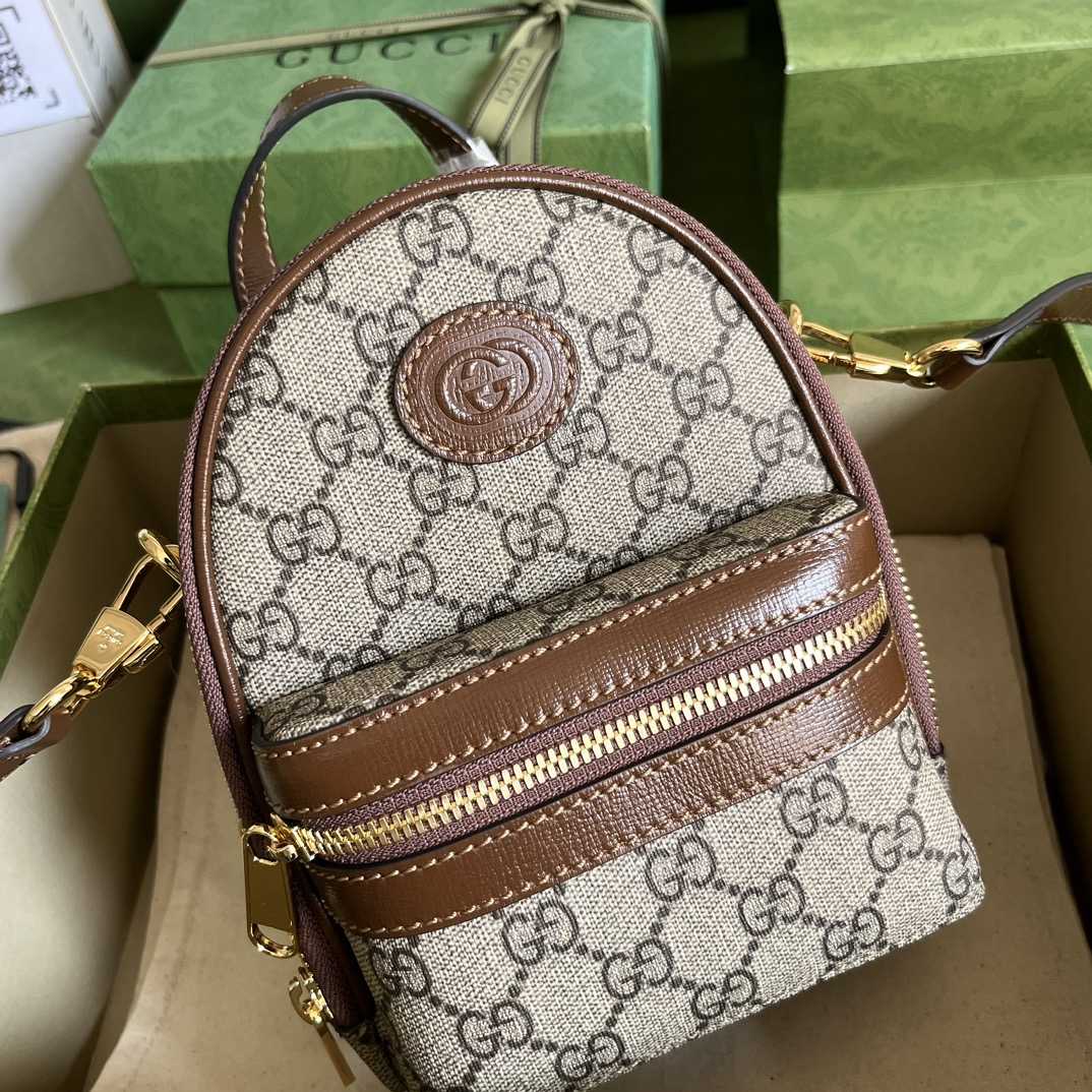 Gucci Multi-Function Bag With Interlocking G(15-19-8cm) - 