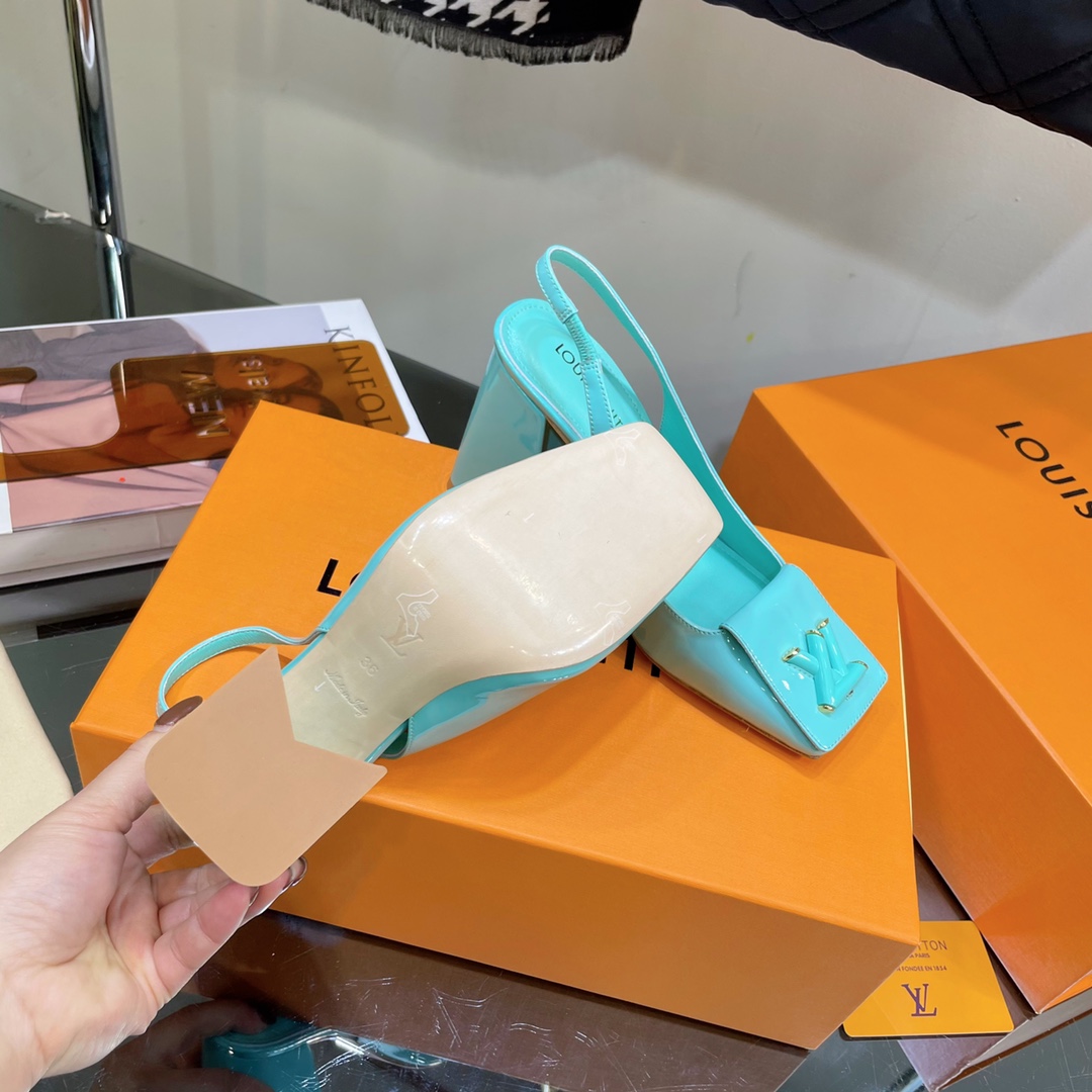 Louis Vuitton Shake Slingback Pump       - DesignerGu