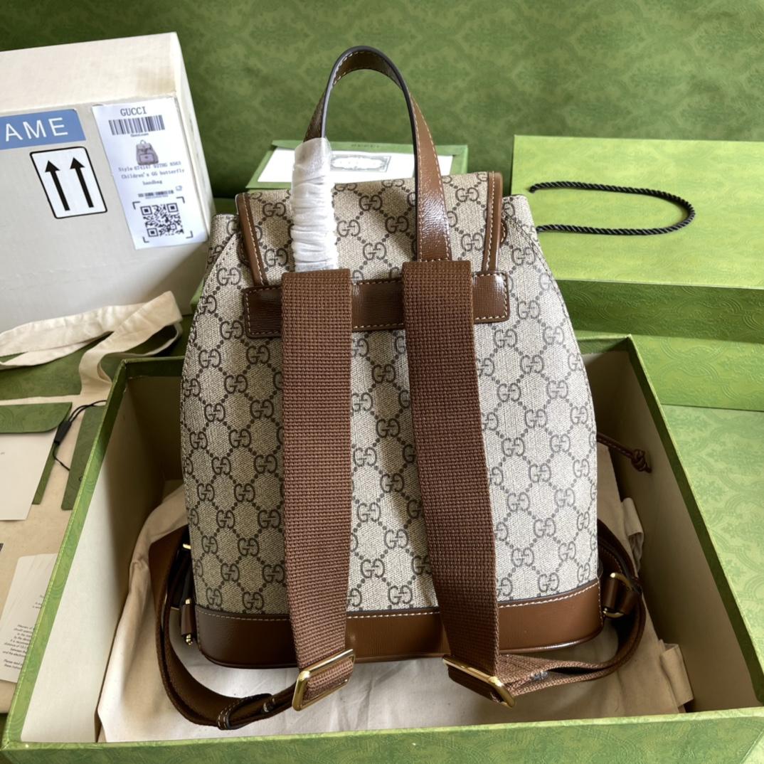 Gucci Backpack With Interlocking G(26.5- 30- 13cm) - 