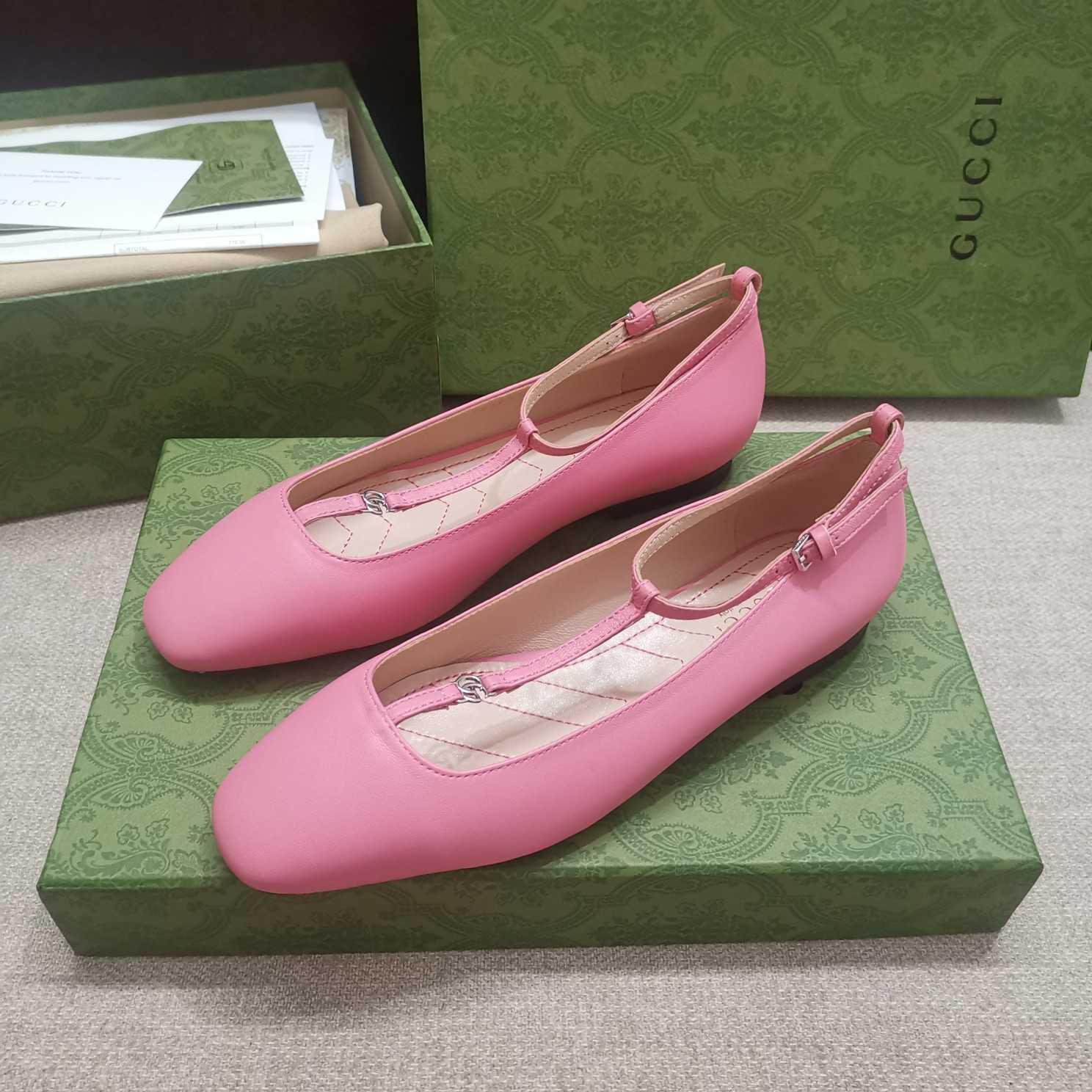 Gucci Women's Ballet Flat With Double G - 
