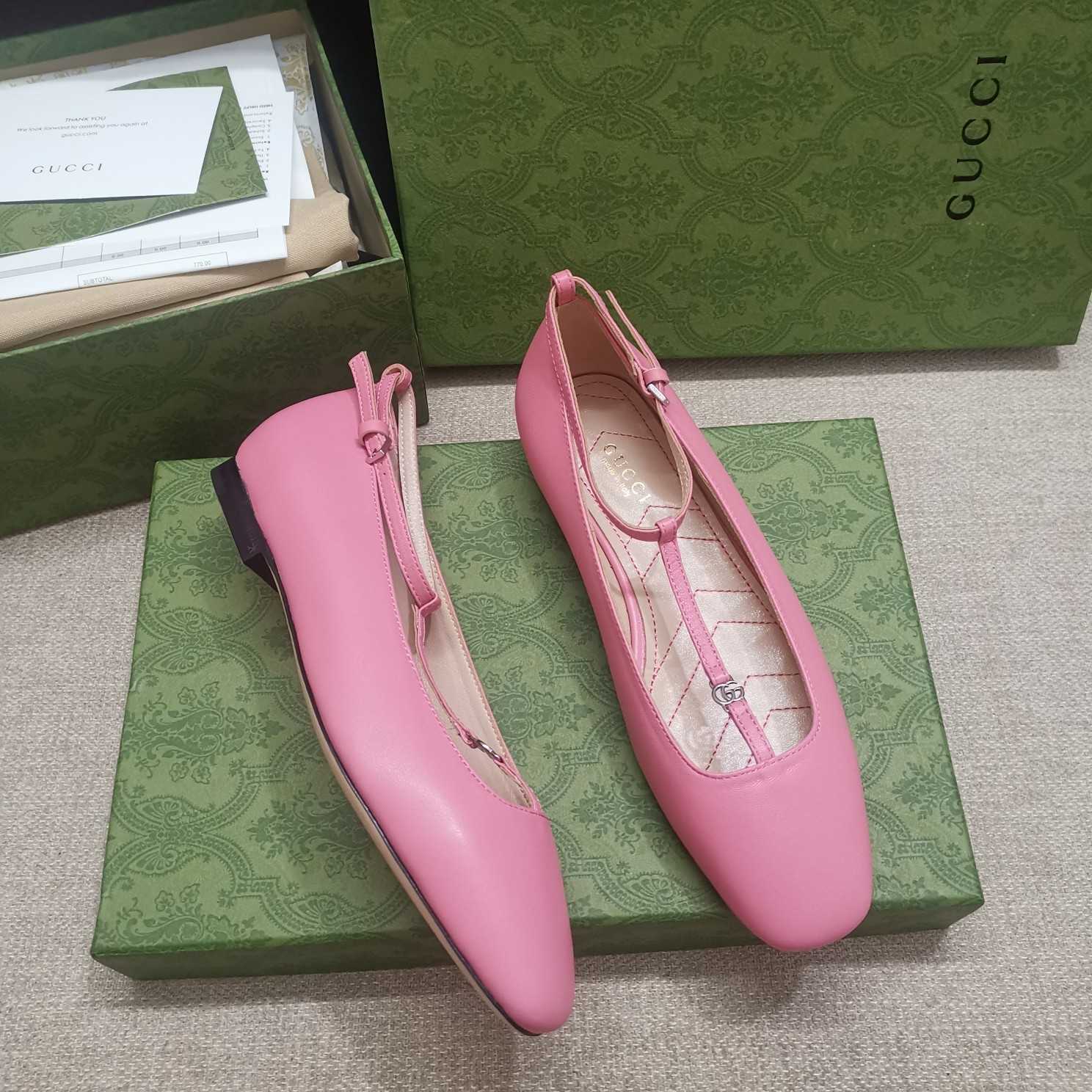 Gucci Women's Ballet Flat With Double G - 