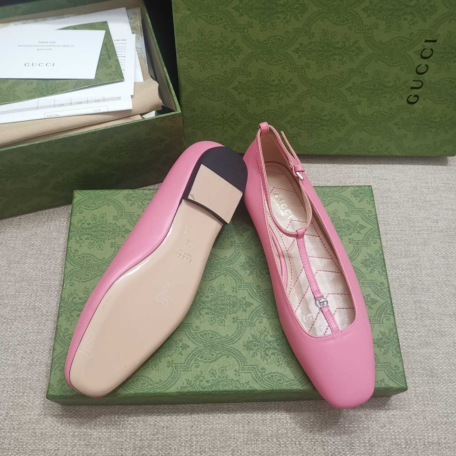 Gucci Women's Ballet Flat With Double G - 