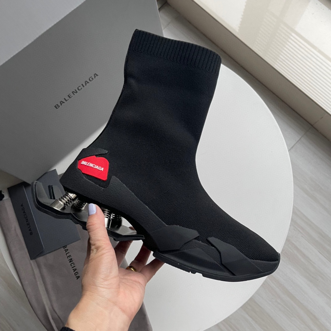 Balenciaga Speed Sneaker In Black - 