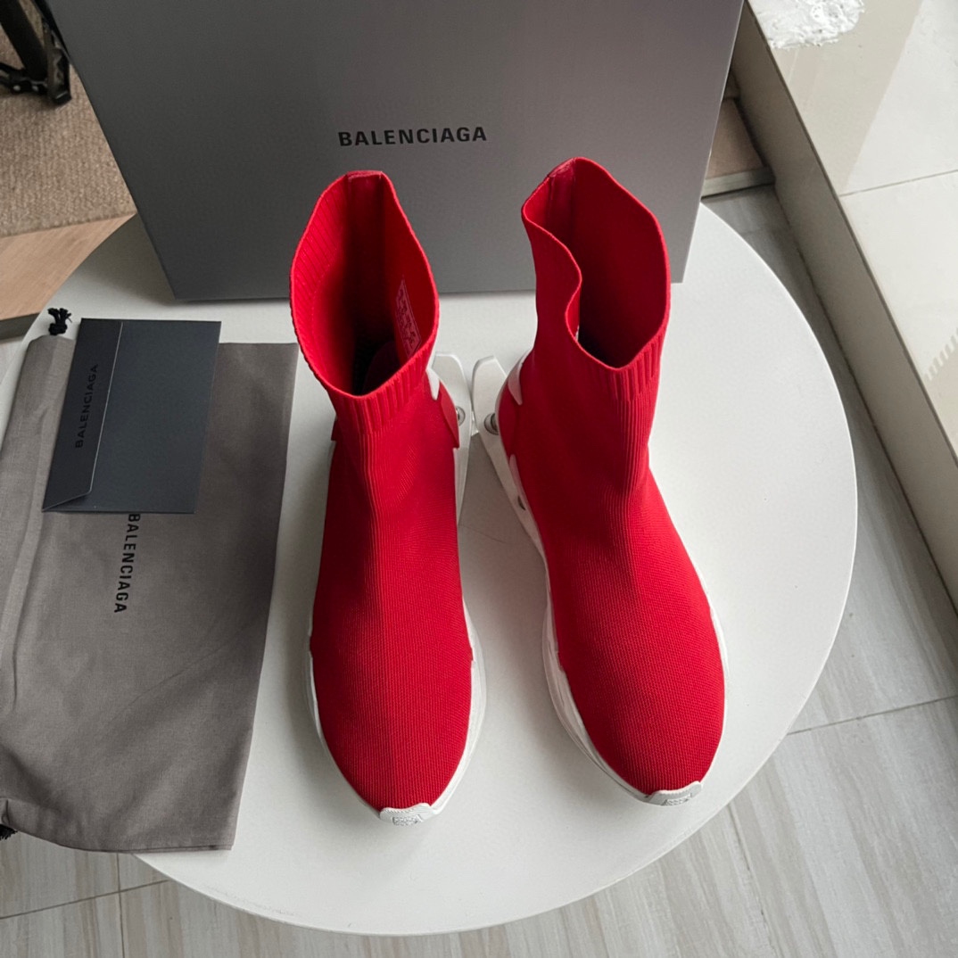 Balenciaga Speed Sneaker In Red - 