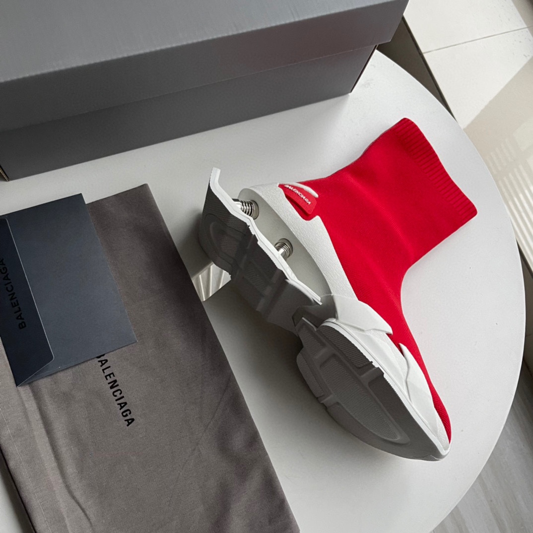 Balenciaga Speed Sneaker In Red - 