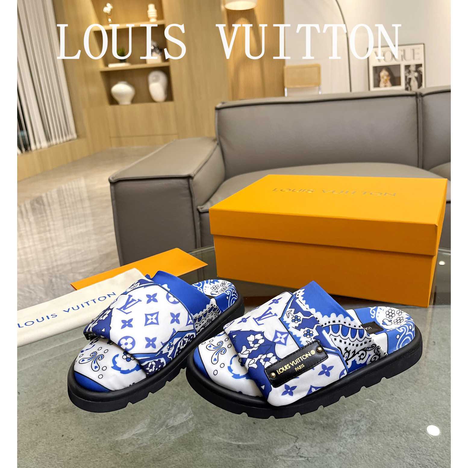 Louis Vuitton Slipper Pillow Flat Comfort Mule        1AAM52 - 