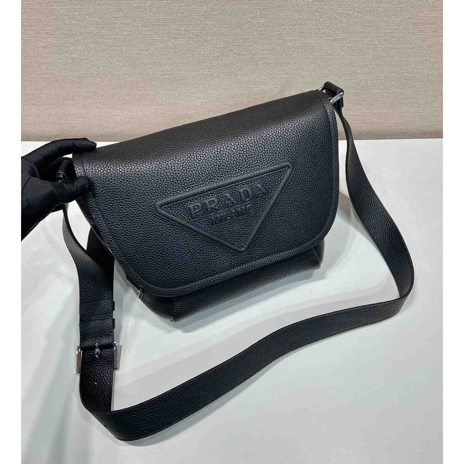 Prada Leather Bag With Shoulder Strap - 