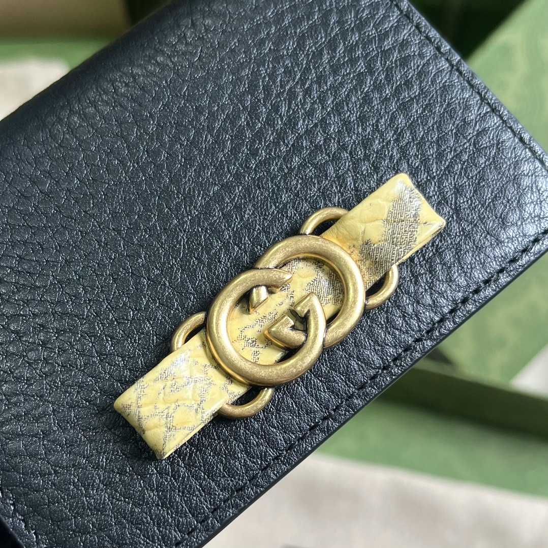 Gucci Wallet With Interlocking G Python Bow - 