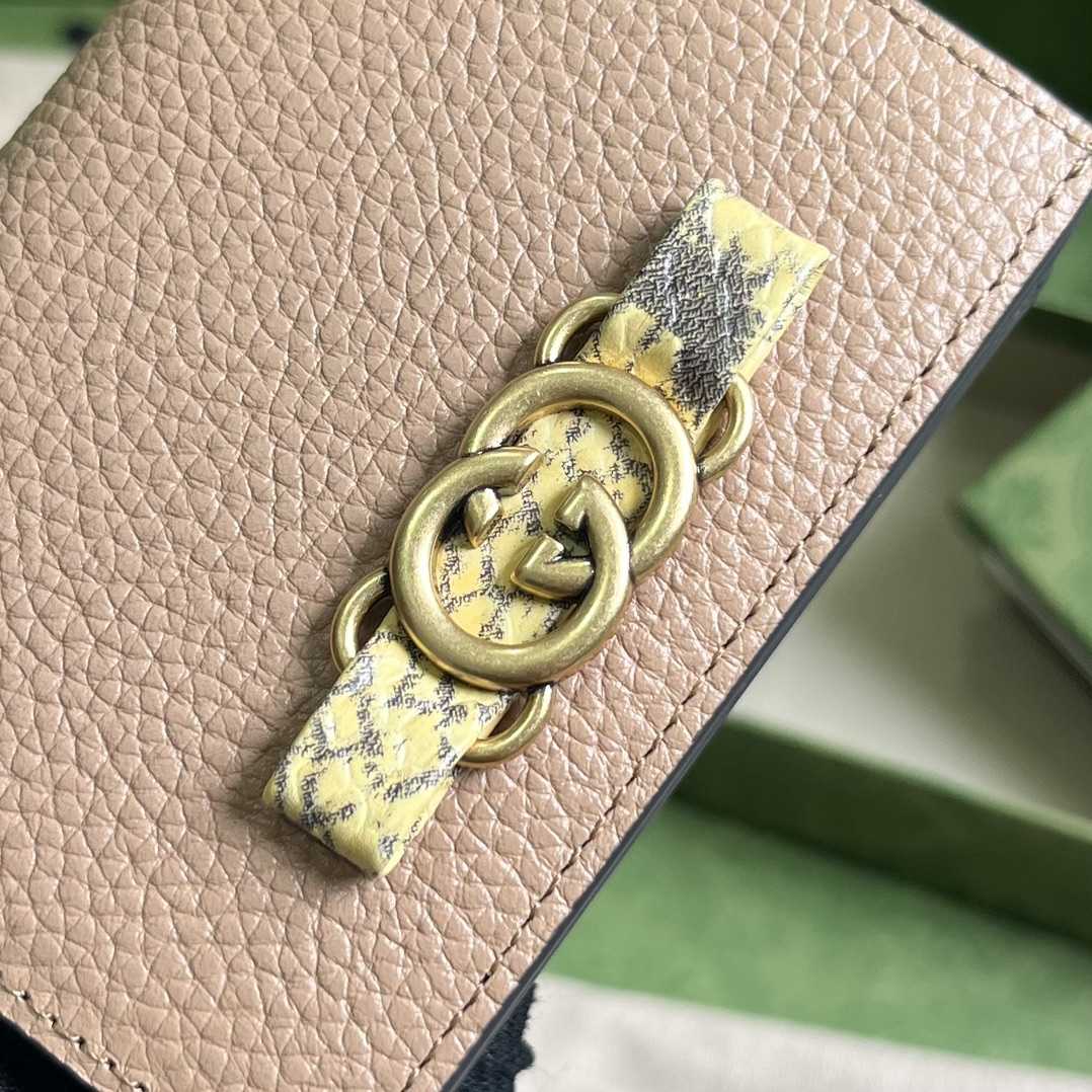 Gucci Wallet With Interlocking G Python Bow - 