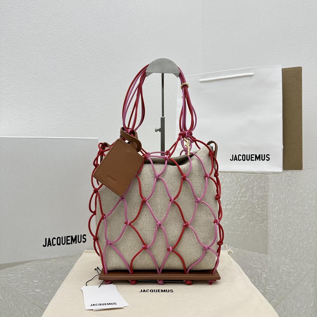 Jacquemus Le Petit Filet Pralu Tote Bag (10x27x21cm) - DesignerGu
