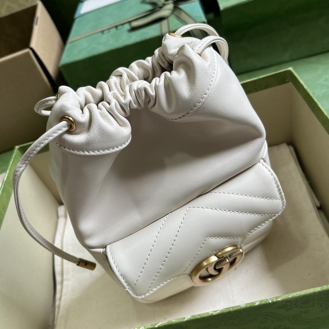 Gucci GG Marmont Mini Bucket Bag - DesignerGu
