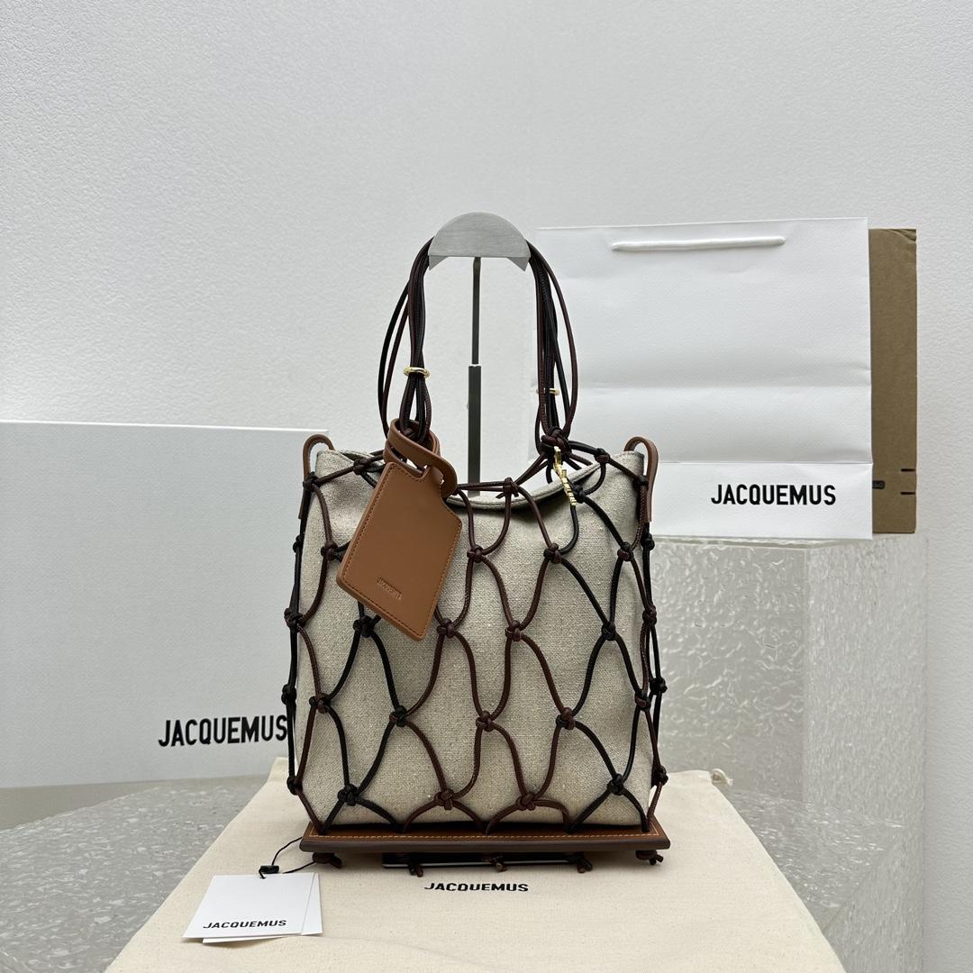 Jacquemus Le Petit Filet Pralu Tote Bag (10x27x21cm) - DesignerGu